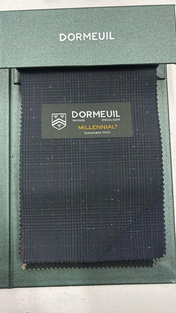 Dormeuil Luxury English Wool fabrics for bespoke suits.